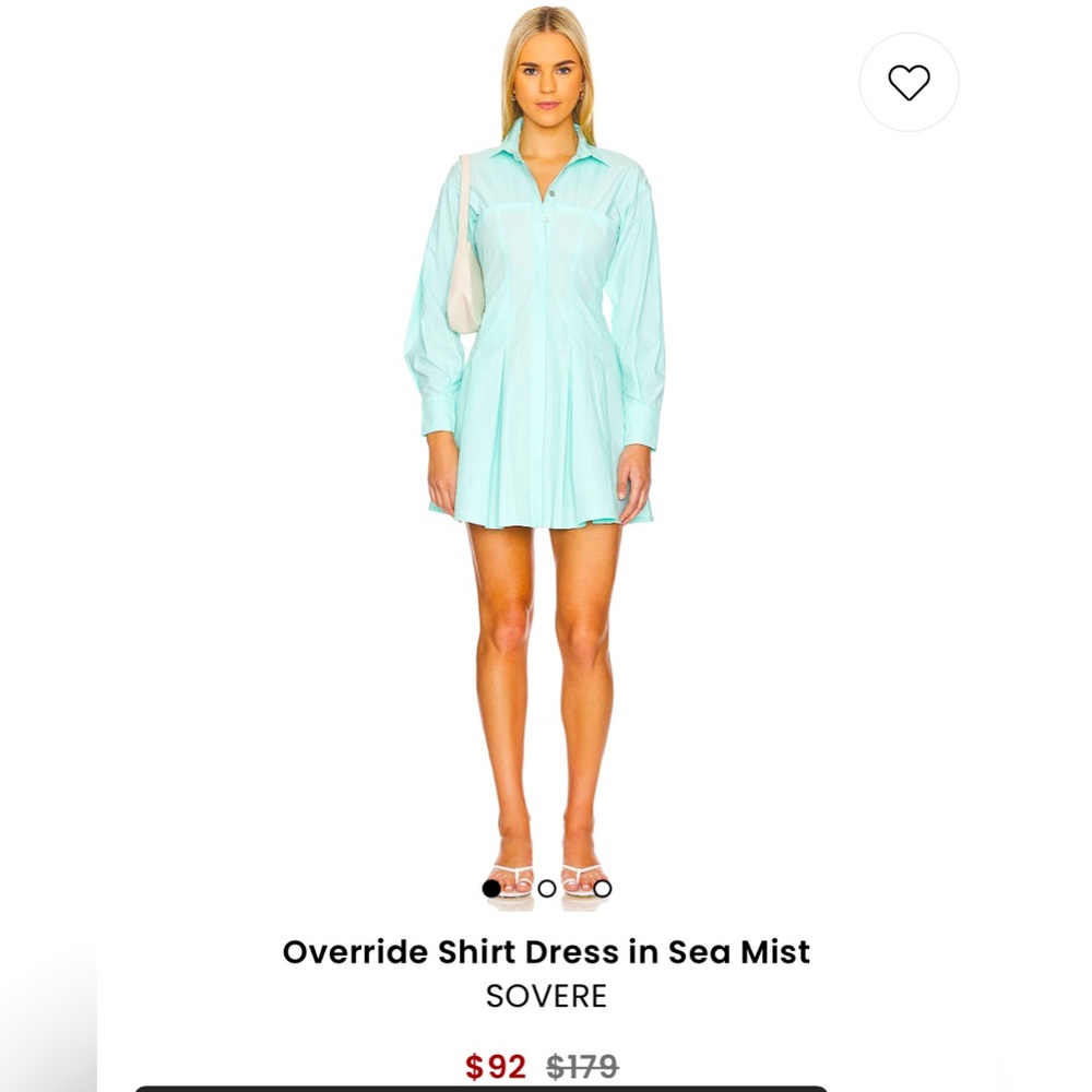 REVOLVE (Sovere) shirt dress. BNWT